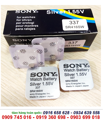 Pin Sony SR416SW-337 silver oxide 1.55v Made in Japan| CÒN HÀNG